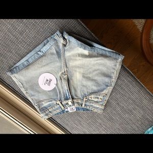 Jean shorts —never worn